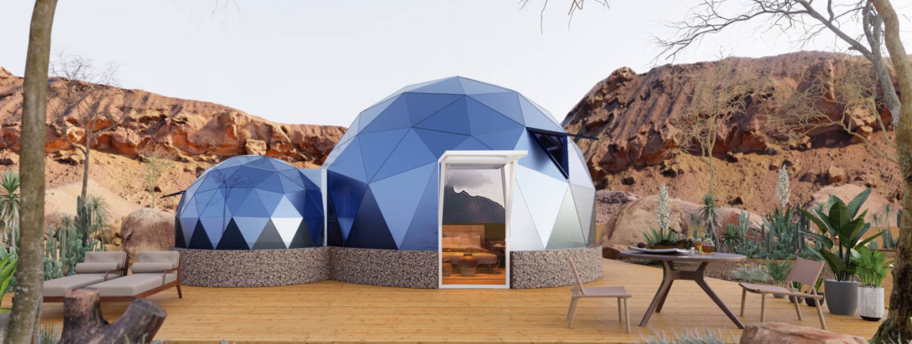 古浪县球形智能光伏玻璃星空房